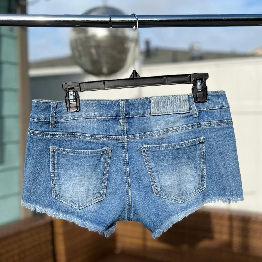 Flashy Material Girl Jean Shorts 🖤 - Picture 8 of 9